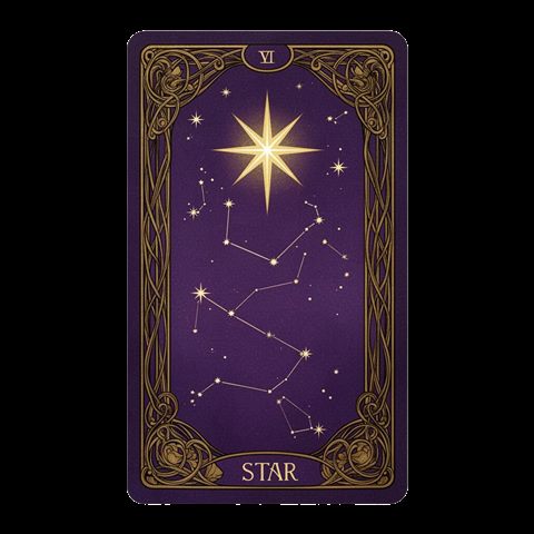 The Star card from Amanda's tarot deck
